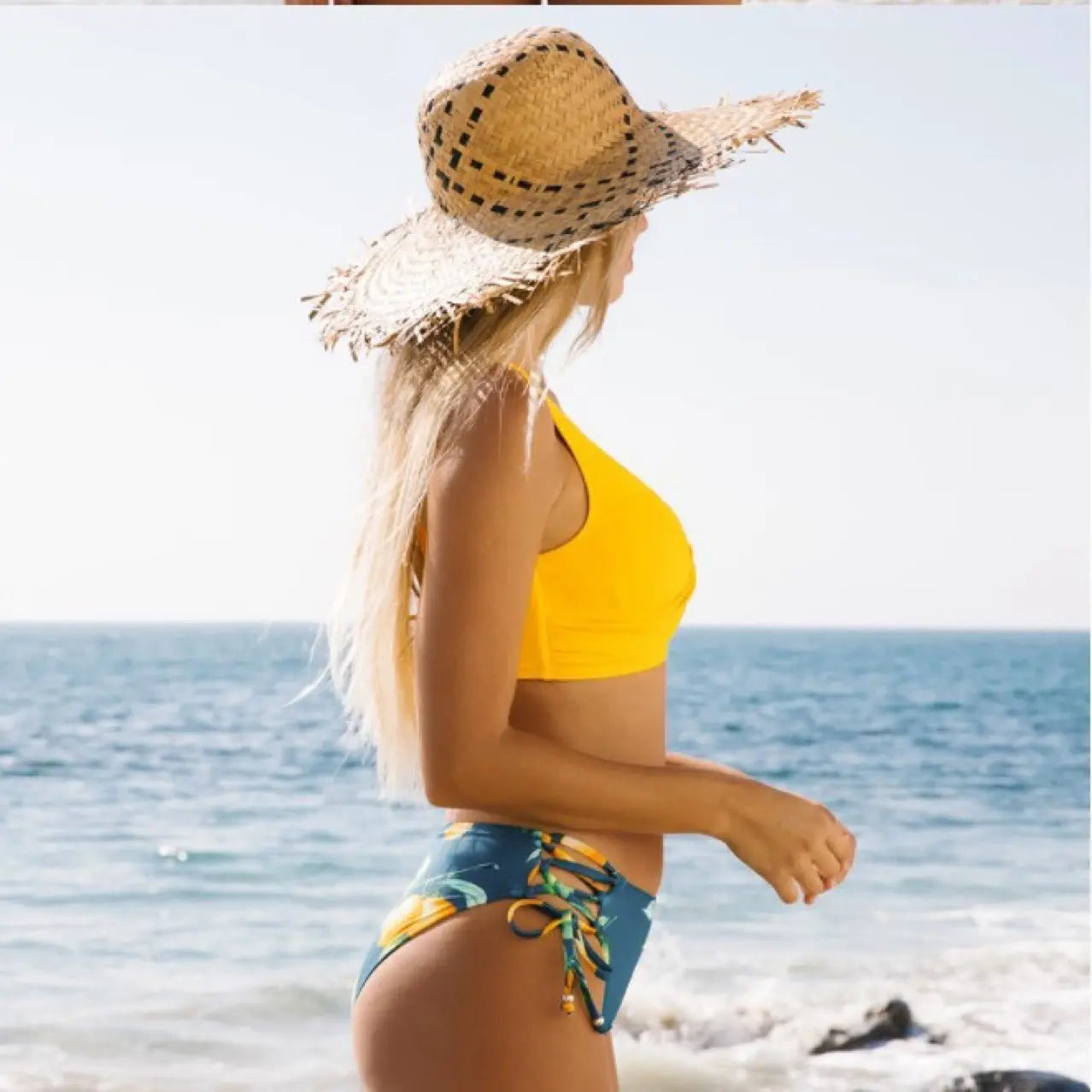 Yellow Bikini Swimsuit For Women CJ Dropshipping