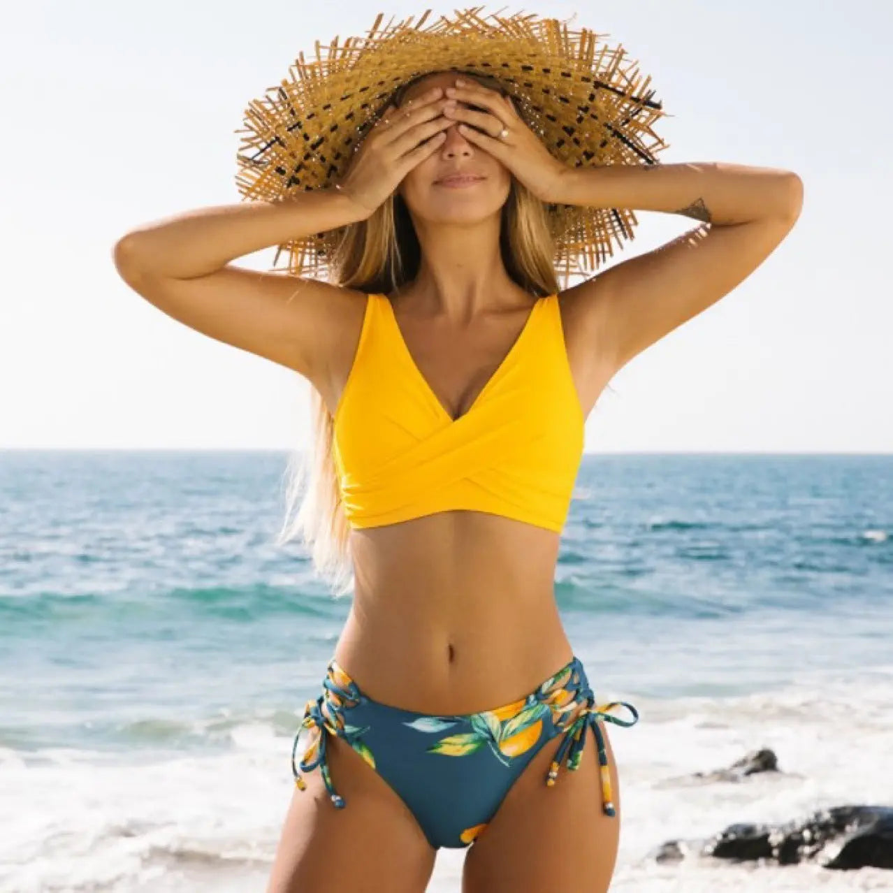 Yellow Bikini Swimsuit For Women CJ Dropshipping