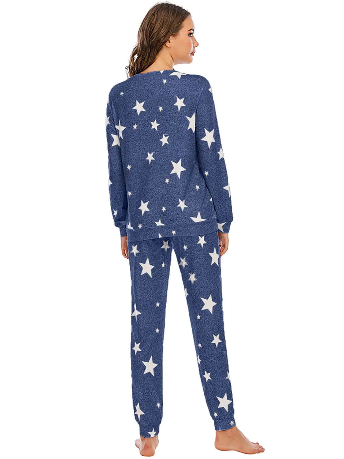 Star Top and Pants Lounge Set Trendsi