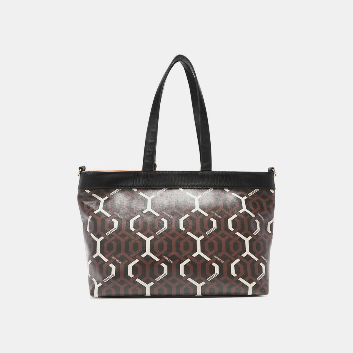 Nicole Lee USA Geometric Pattern Large Handbag